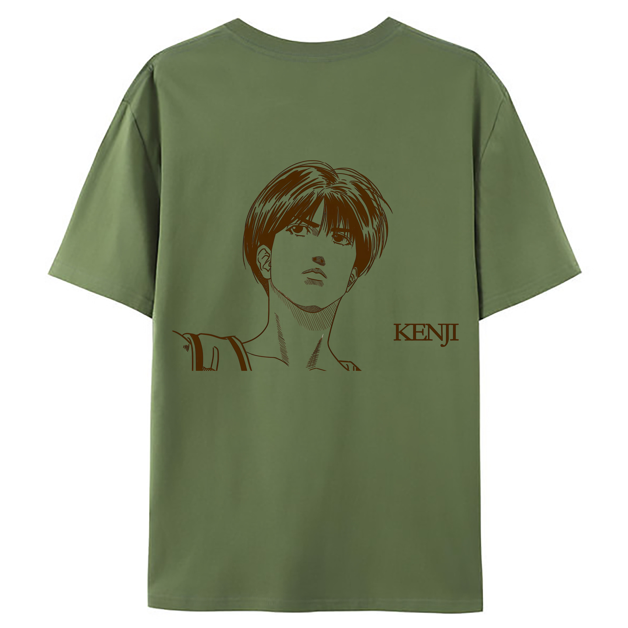 （画像用） SLAM DUNK／スラムダンク 綿100％ メンズ半袖Tシャツ（バックプリント） 通気性